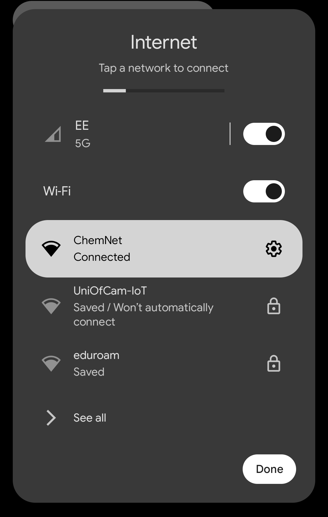Select ChemNet wifi